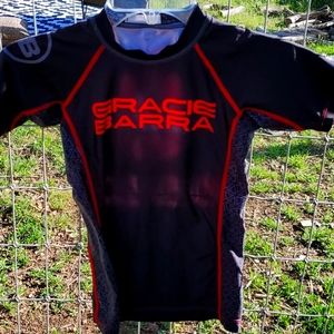 Gracie Barra YM rashguard